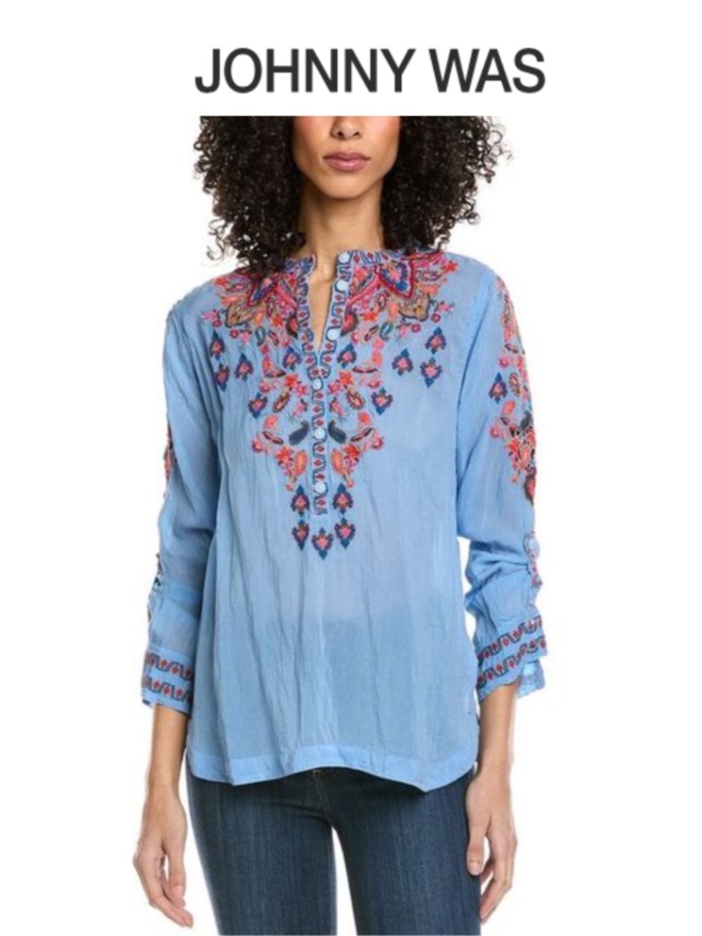 Johnny Was Alba Blouse